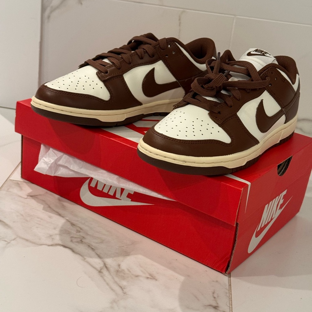 Nike Dunk Low in Sail and Coconut Milk
